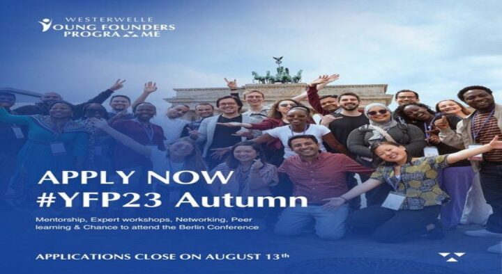Westerwelle Young Founders Program Autumn 2023 for Young Entrepreneurs (Fully Funded to Berlin, Germany)