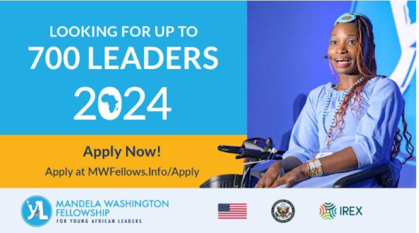 Mandela Washington Fellowship for Young African Leaders 2024 (Fully Funded to the United States)