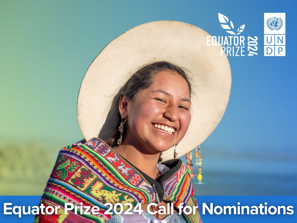 UNDP Equator Prize 2024 (US$10,000)